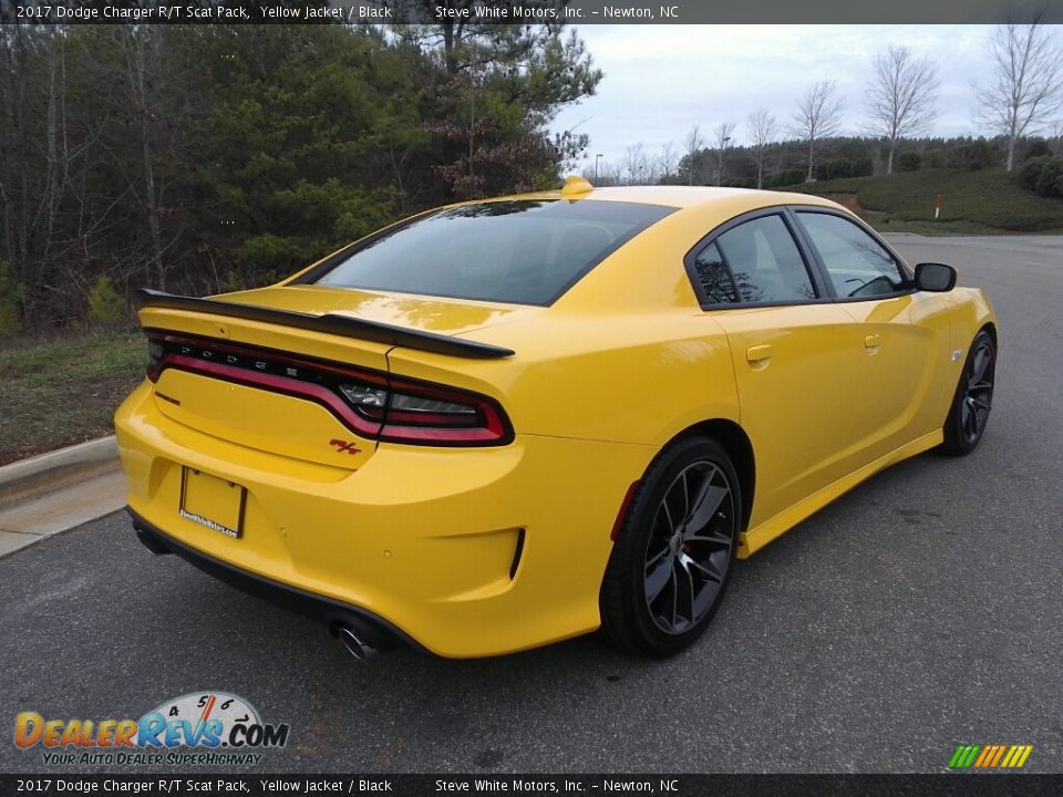 2017 Dodge Charger R/T Scat Pack Yellow Jacket / Black Photo #6