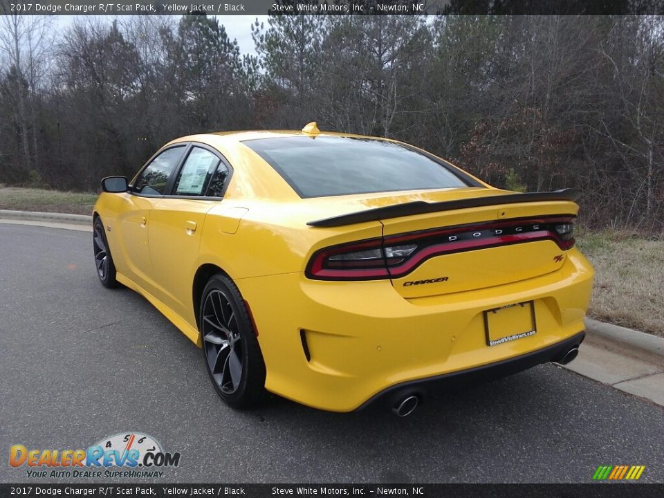 2017 Dodge Charger R/T Scat Pack Yellow Jacket / Black Photo #8