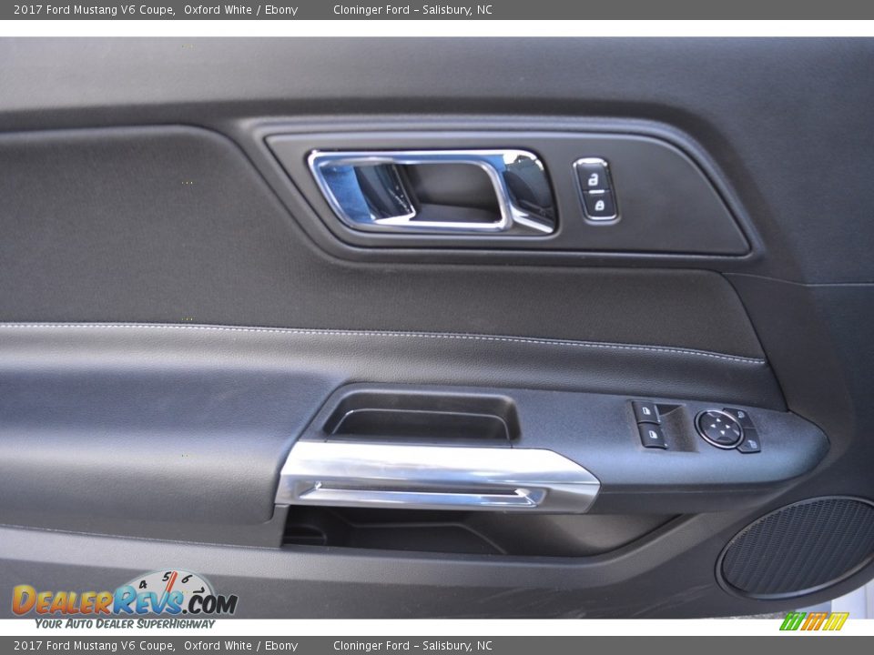 2017 Ford Mustang V6 Coupe Oxford White / Ebony Photo #5