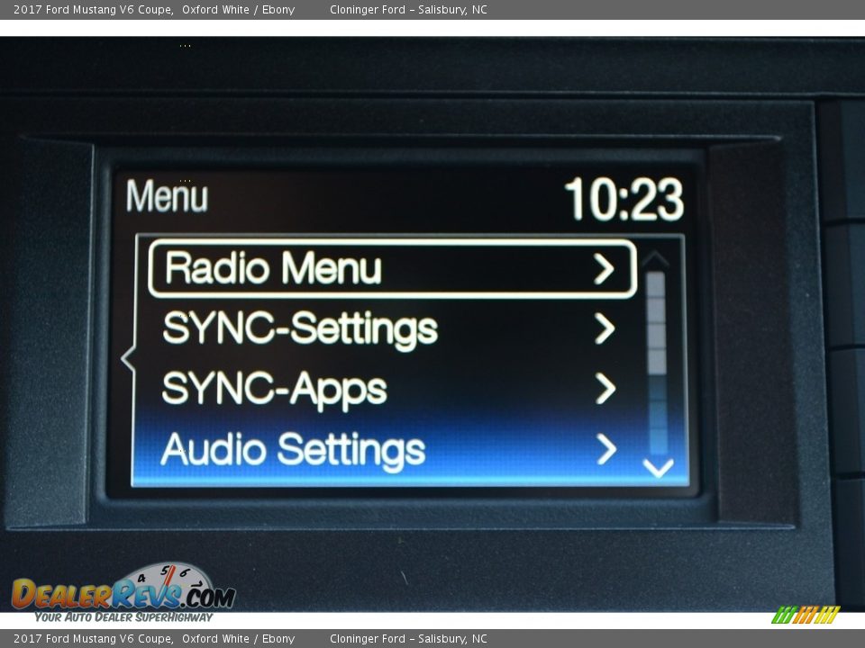 2017 Ford Mustang V6 Coupe Oxford White / Ebony Photo #10