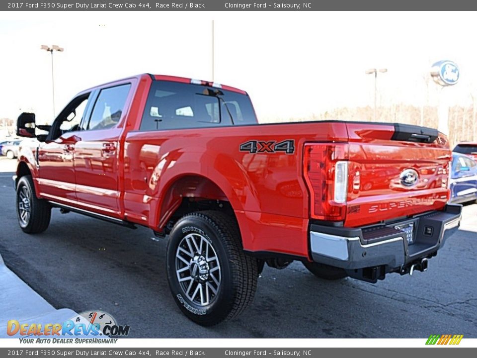 Race Red 2017 Ford F350 Super Duty Lariat Crew Cab 4x4 Photo #27