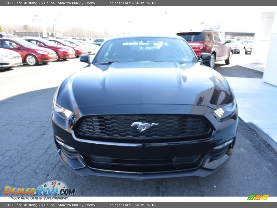 2017 Ford Mustang V6 Coupe Shadow Black / Ebony Photo #4