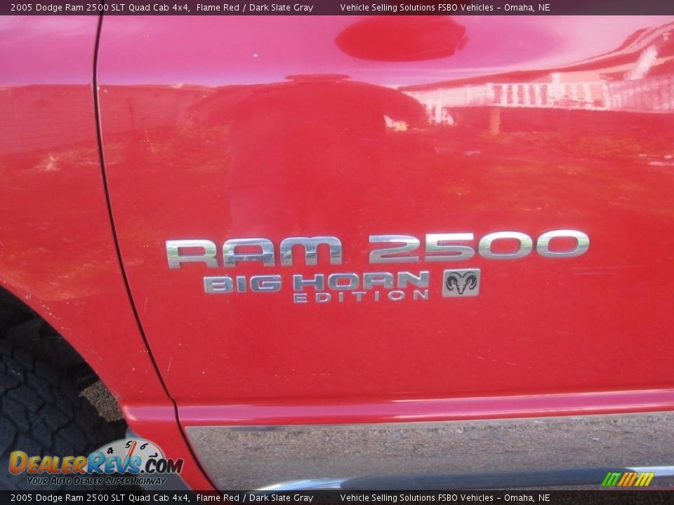 2005 Dodge Ram 2500 SLT Quad Cab 4x4 Flame Red / Dark Slate Gray Photo #6