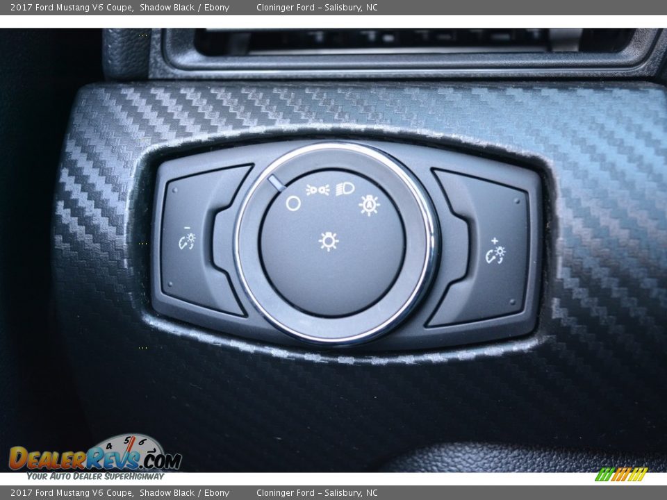 2017 Ford Mustang V6 Coupe Shadow Black / Ebony Photo #14