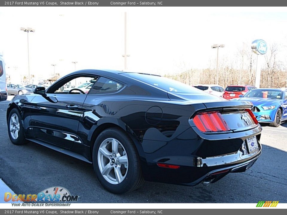 2017 Ford Mustang V6 Coupe Shadow Black / Ebony Photo #16