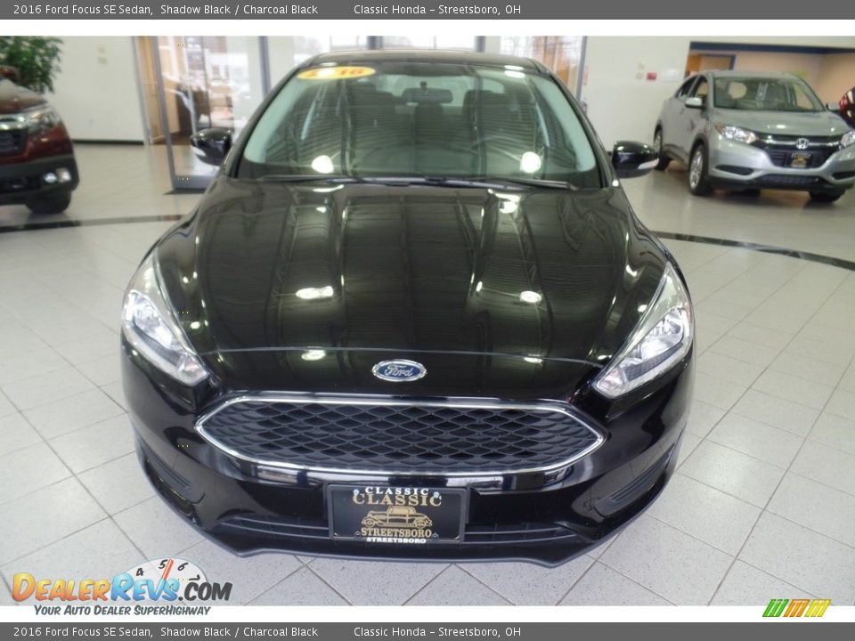 2016 Ford Focus SE Sedan Shadow Black / Charcoal Black Photo #2