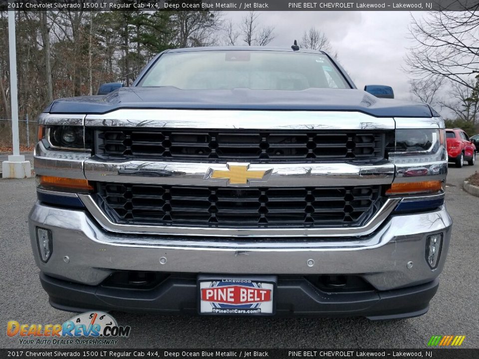 2017 Chevrolet Silverado 1500 LT Regular Cab 4x4 Deep Ocean Blue Metallic / Jet Black Photo #2
