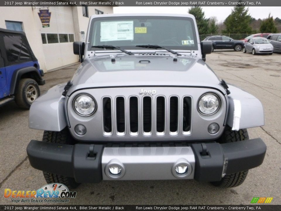 2017 Jeep Wrangler Unlimited Sahara 4x4 Billet Silver Metallic / Black Photo #10