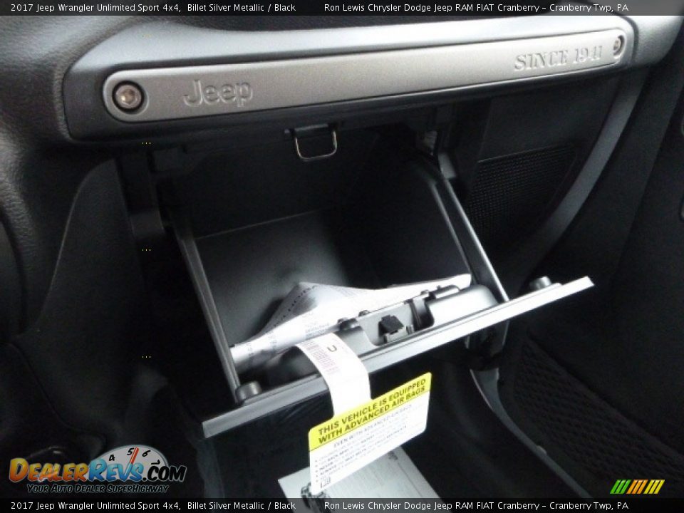 2017 Jeep Wrangler Unlimited Sport 4x4 Billet Silver Metallic / Black Photo #20