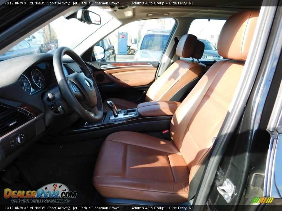 2012 BMW X5 xDrive35i Sport Activity Jet Black / Cinnamon Brown Photo #14