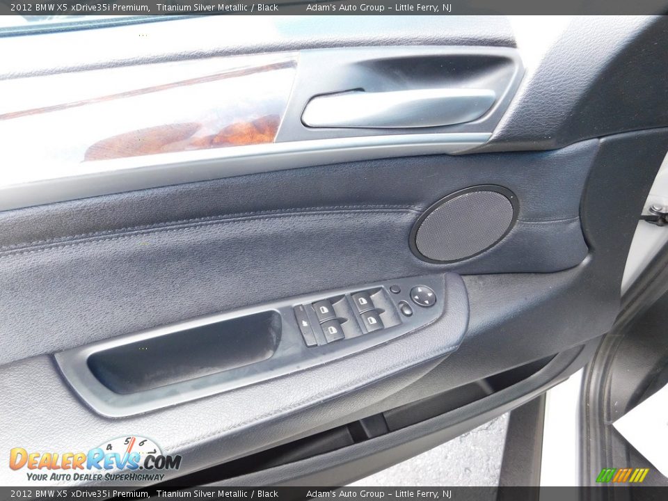 2012 BMW X5 xDrive35i Premium Titanium Silver Metallic / Black Photo #9