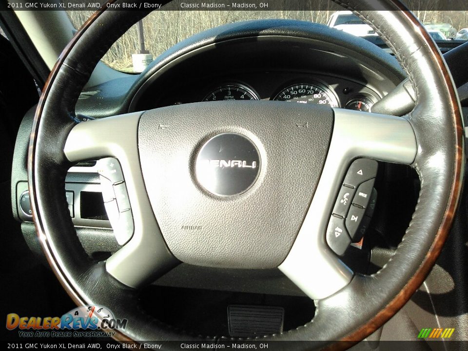 2011 GMC Yukon XL Denali AWD Onyx Black / Ebony Photo #8