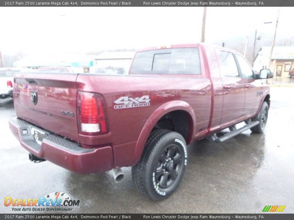 2017 Ram 2500 Laramie Mega Cab 4x4 Delmonico Red Pearl / Black Photo #6