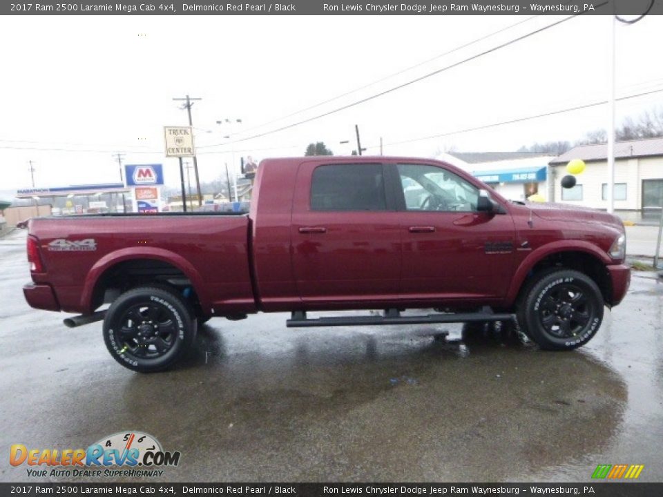 2017 Ram 2500 Laramie Mega Cab 4x4 Delmonico Red Pearl / Black Photo #7