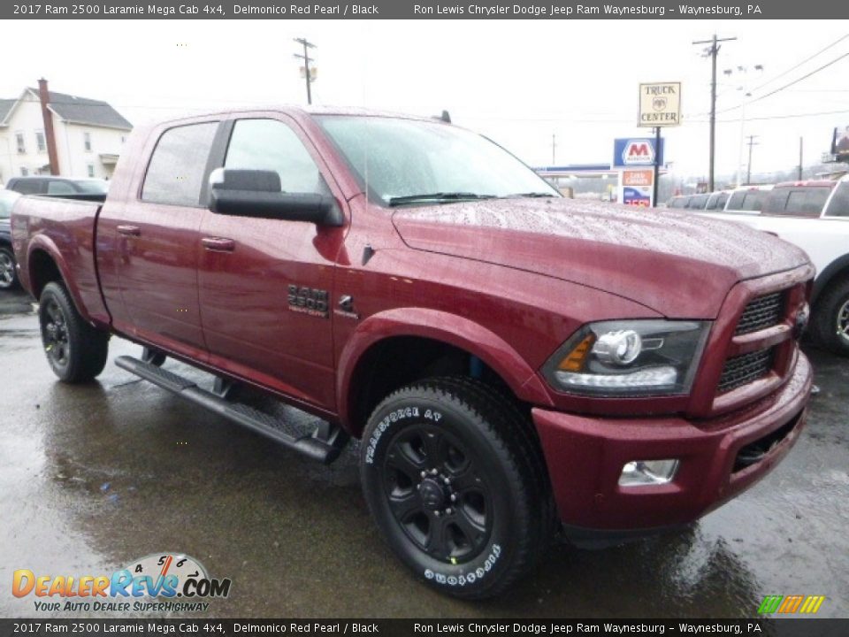 2017 Ram 2500 Laramie Mega Cab 4x4 Delmonico Red Pearl / Black Photo #10