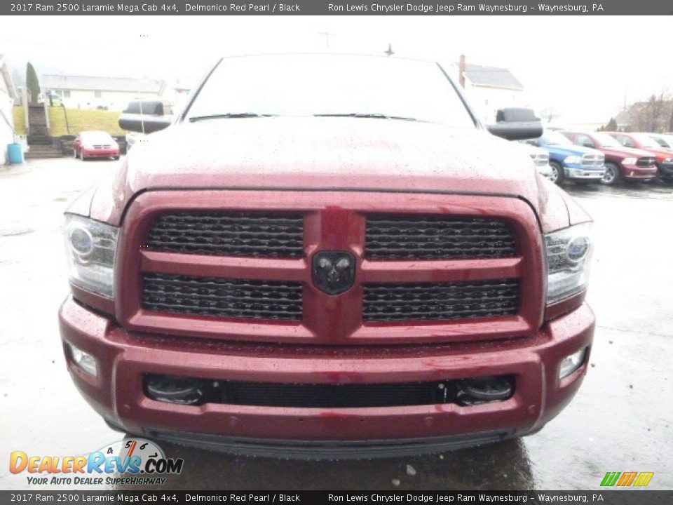 2017 Ram 2500 Laramie Mega Cab 4x4 Delmonico Red Pearl / Black Photo #11