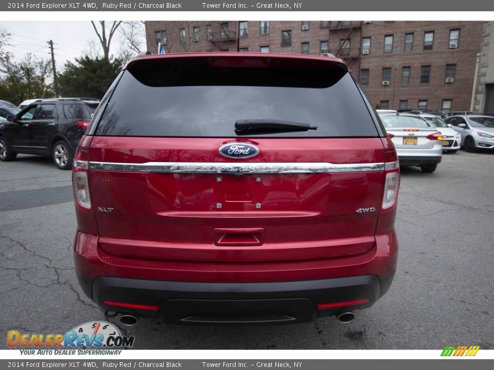2014 Ford Explorer XLT 4WD Ruby Red / Charcoal Black Photo #5