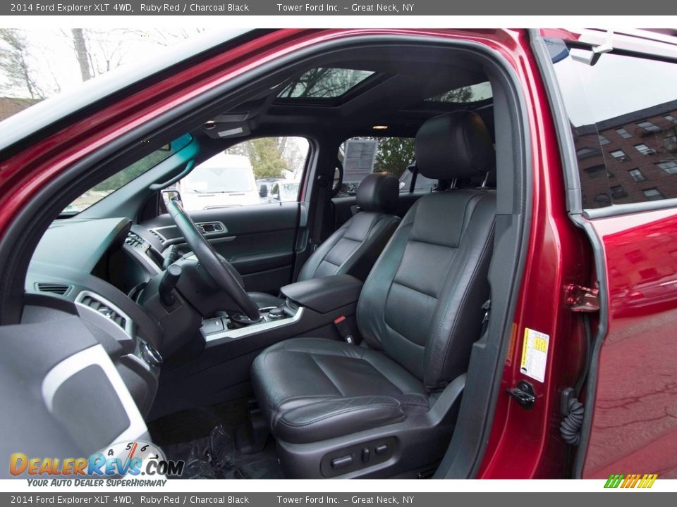 2014 Ford Explorer XLT 4WD Ruby Red / Charcoal Black Photo #15