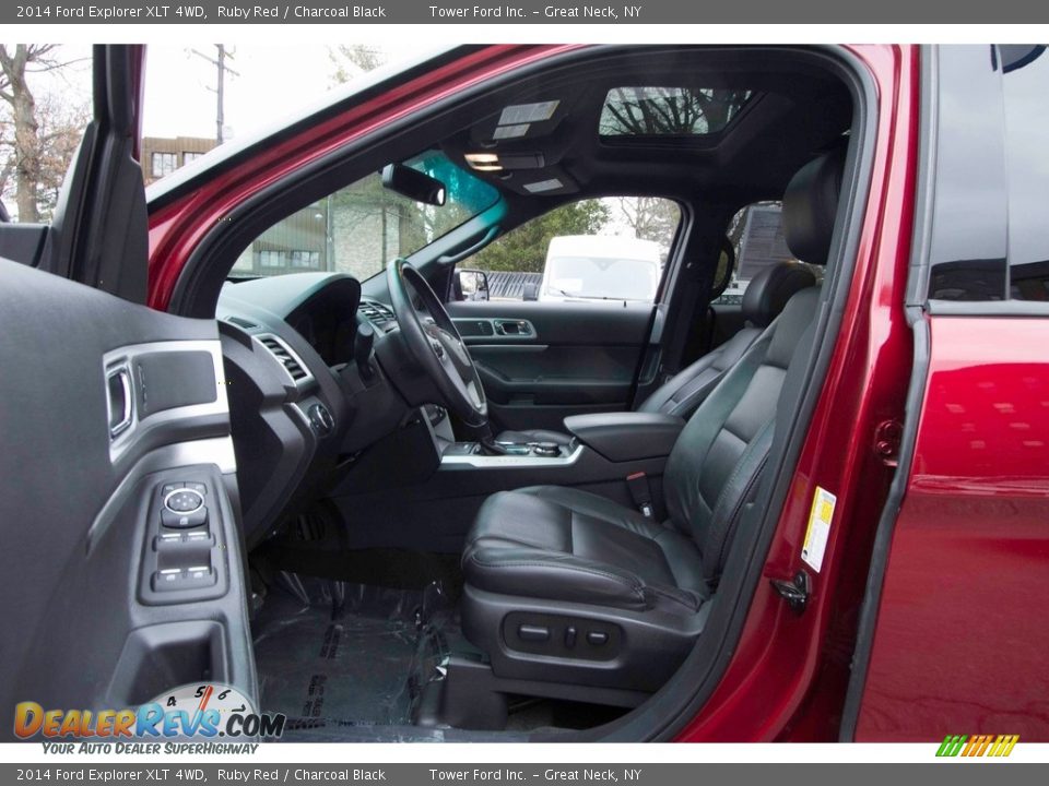 2014 Ford Explorer XLT 4WD Ruby Red / Charcoal Black Photo #16