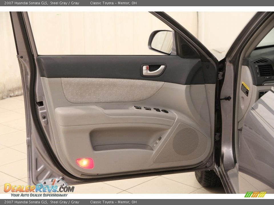 2007 Hyundai Sonata GLS Steel Gray / Gray Photo #4