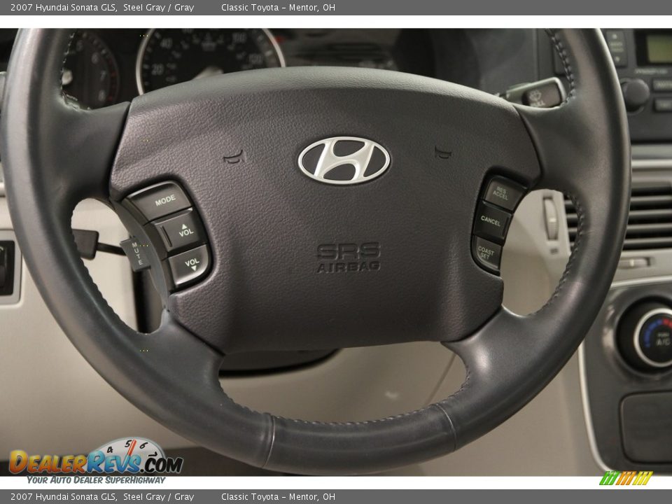 2007 Hyundai Sonata GLS Steel Gray / Gray Photo #6
