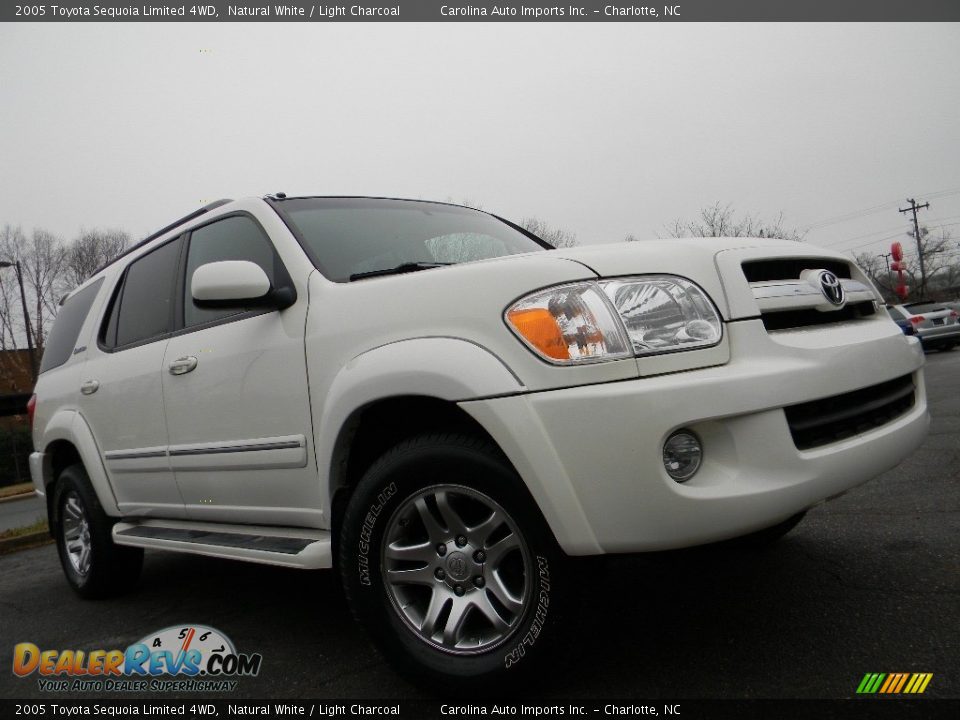 2005 Toyota Sequoia Limited 4WD Natural White / Light Charcoal Photo #2