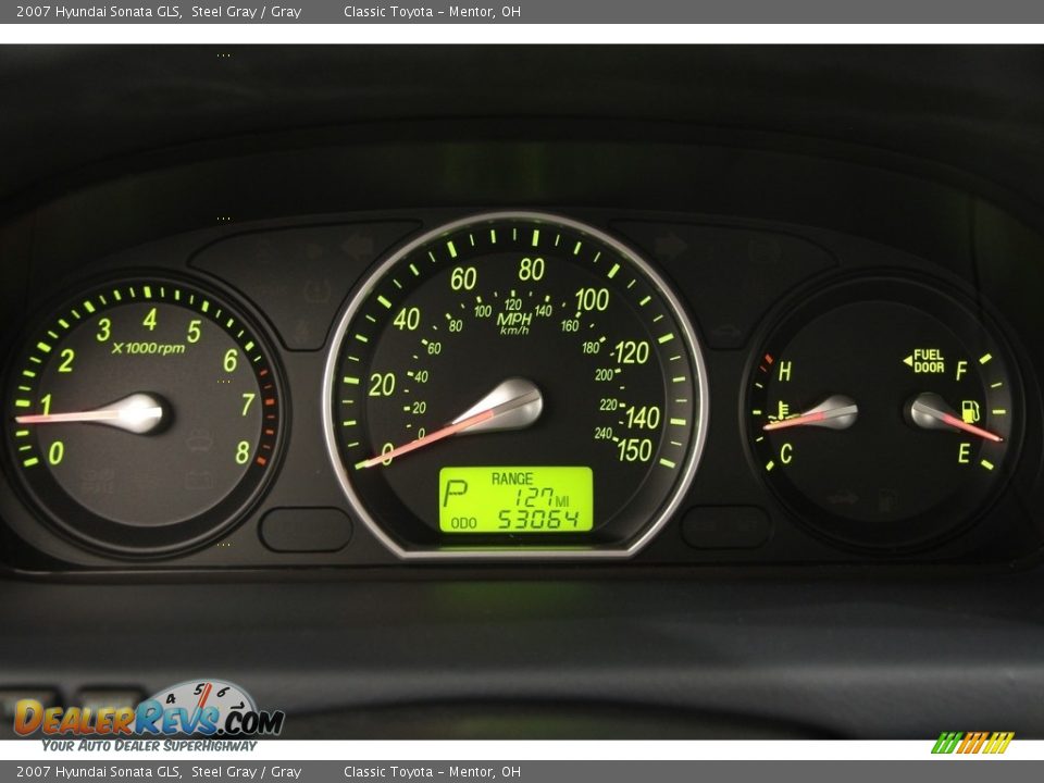 2007 Hyundai Sonata GLS Steel Gray / Gray Photo #7