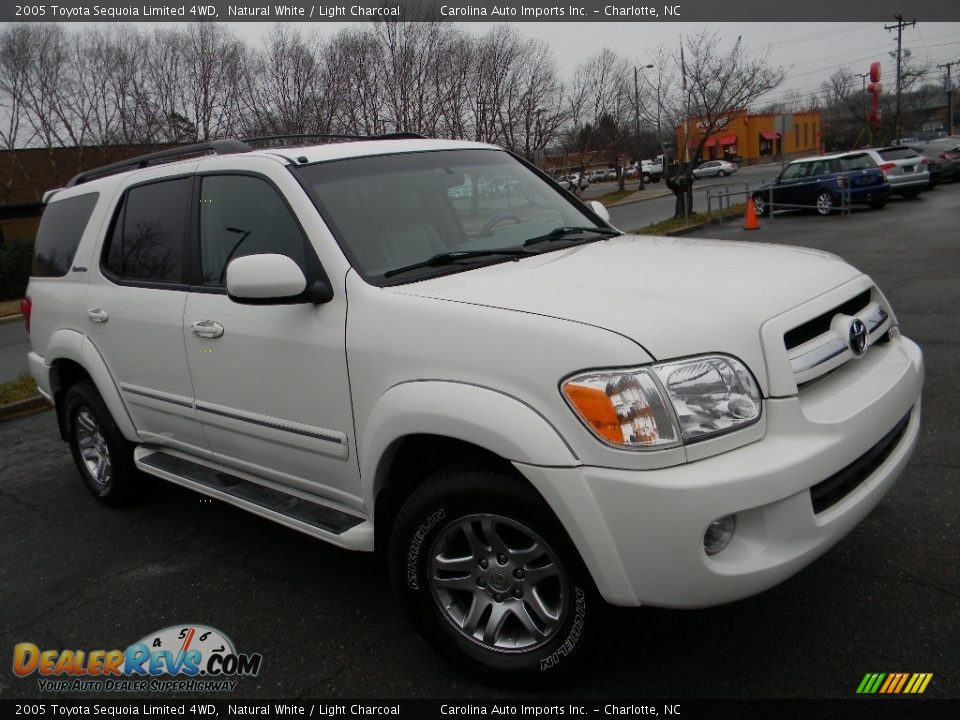2005 Toyota Sequoia Limited 4WD Natural White / Light Charcoal Photo #3