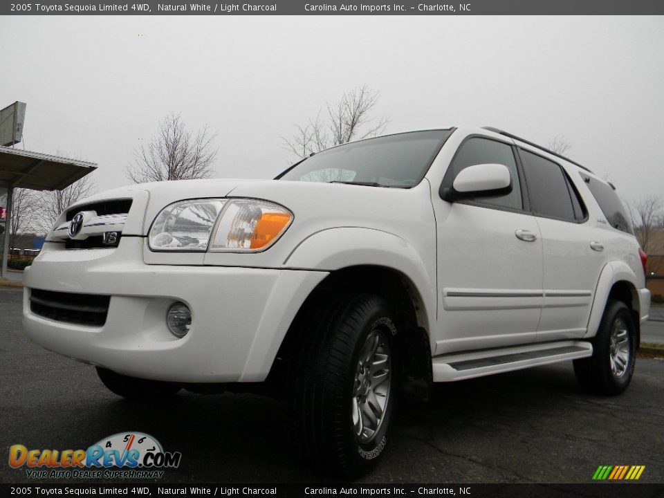 2005 Toyota Sequoia Limited 4WD Natural White / Light Charcoal Photo #6