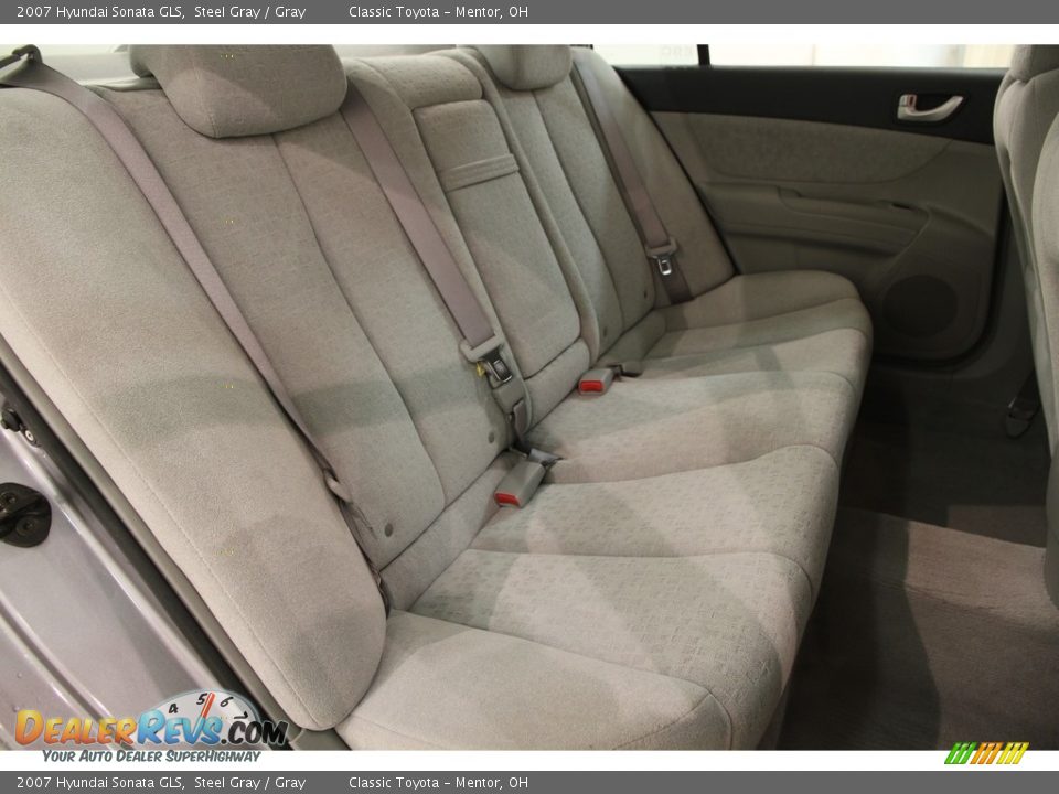 2007 Hyundai Sonata GLS Steel Gray / Gray Photo #12