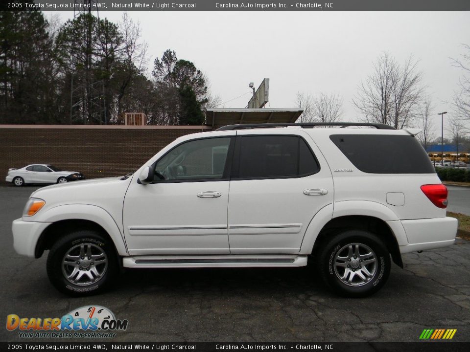 2005 Toyota Sequoia Limited 4WD Natural White / Light Charcoal Photo #7