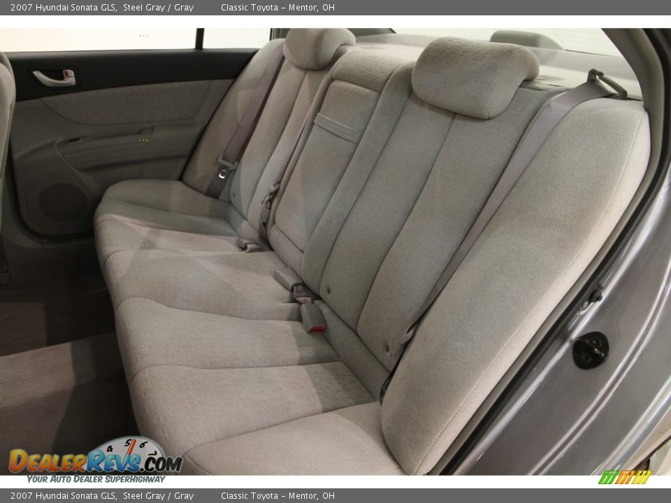 2007 Hyundai Sonata GLS Steel Gray / Gray Photo #13