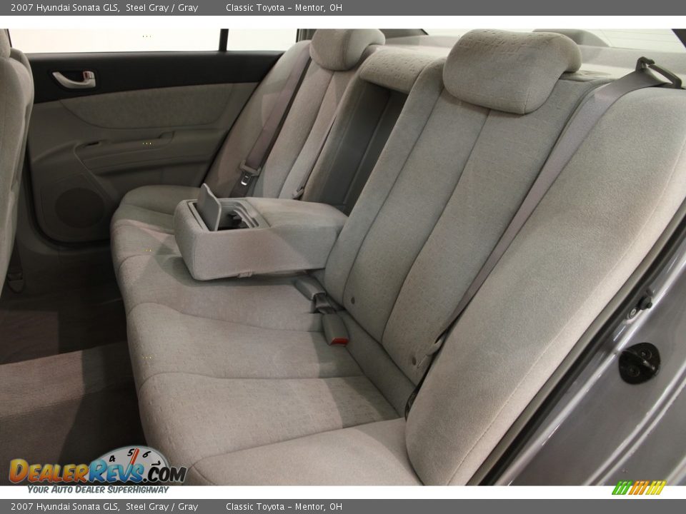 2007 Hyundai Sonata GLS Steel Gray / Gray Photo #14