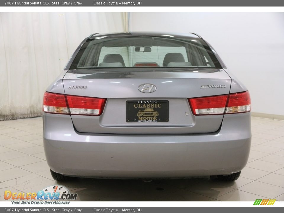 2007 Hyundai Sonata GLS Steel Gray / Gray Photo #15