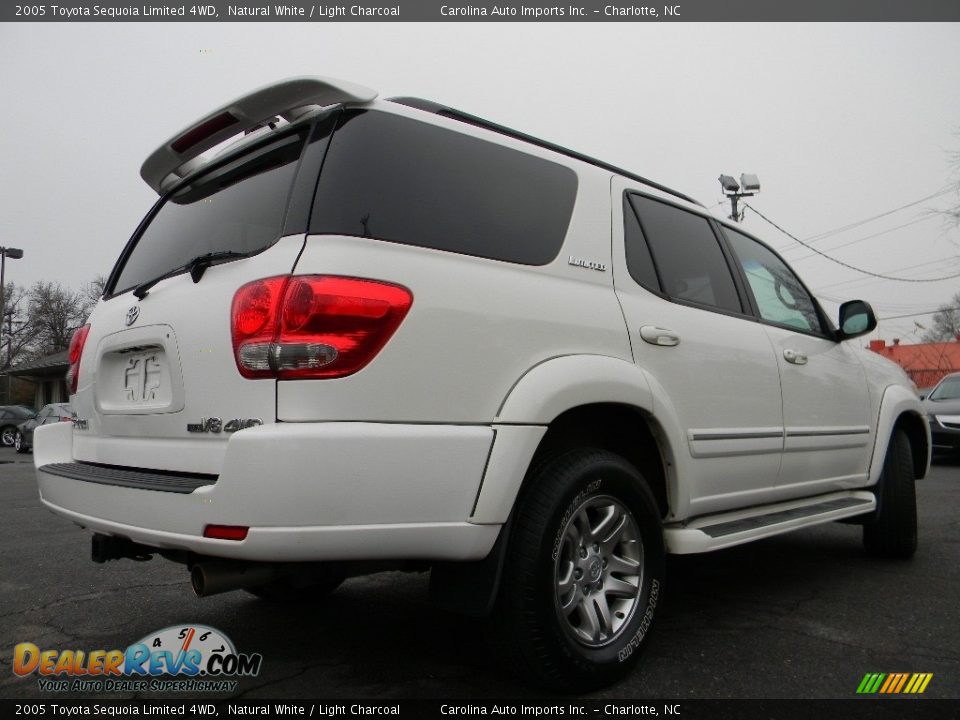 2005 Toyota Sequoia Limited 4WD Natural White / Light Charcoal Photo #10