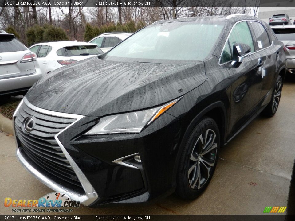 2017 Lexus RX 350 AWD Obsidian / Black Photo #1
