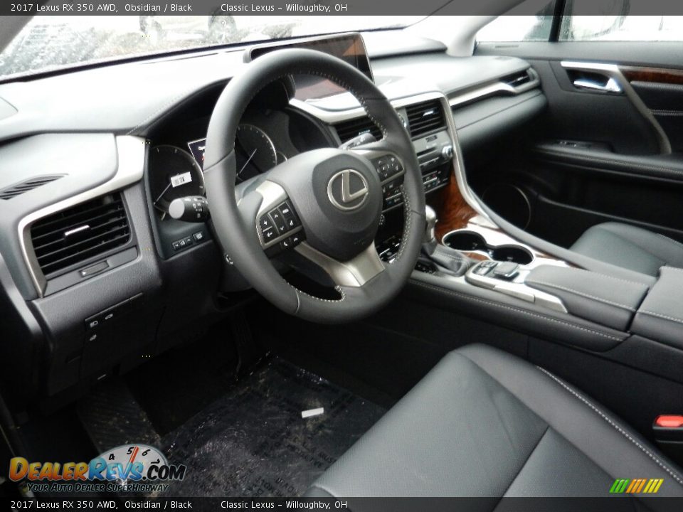 2017 Lexus RX 350 AWD Obsidian / Black Photo #2