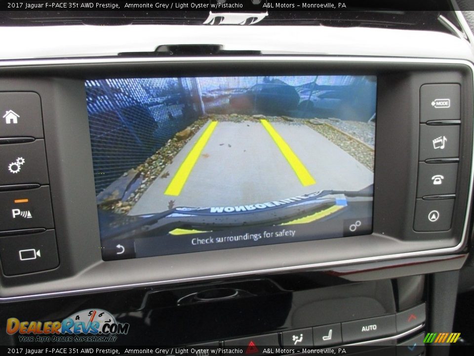 2017 Jaguar F-PACE 35t AWD Prestige Ammonite Grey / Light Oyster w/Pistachio Photo #18