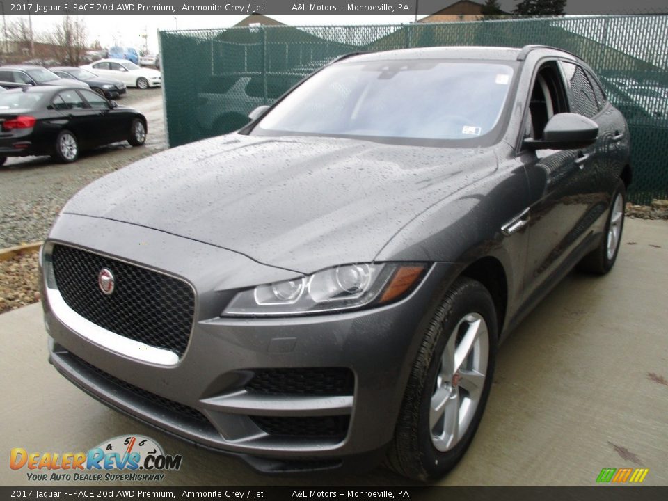 2017 Jaguar F-PACE 20d AWD Premium Ammonite Grey / Jet Photo #8