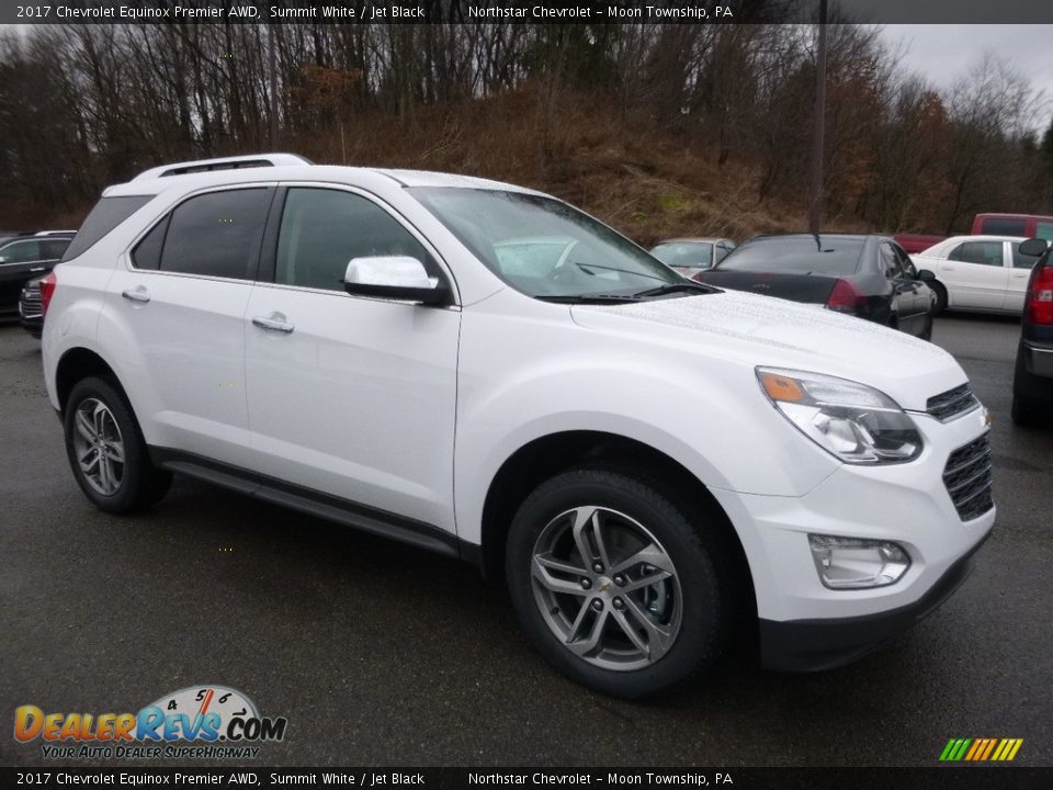 2017 Chevrolet Equinox Premier AWD Summit White / Jet Black Photo #3