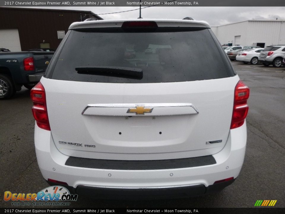 2017 Chevrolet Equinox Premier AWD Summit White / Jet Black Photo #6