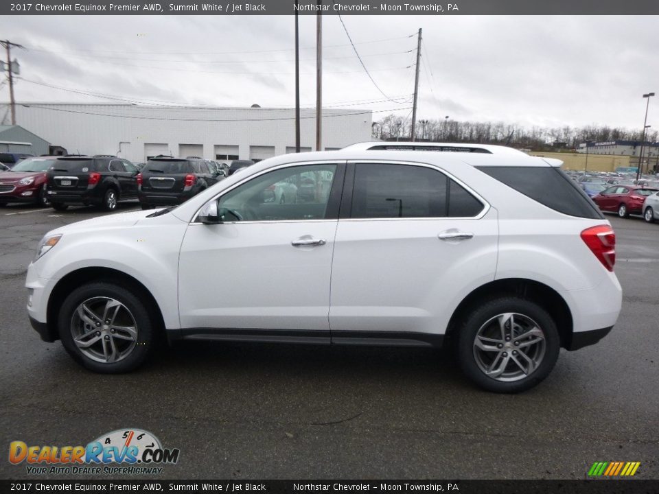 2017 Chevrolet Equinox Premier AWD Summit White / Jet Black Photo #8