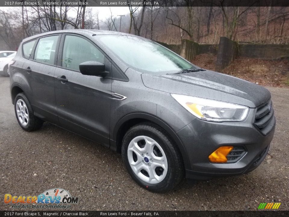 2017 Ford Escape S Magnetic / Charcoal Black Photo #10