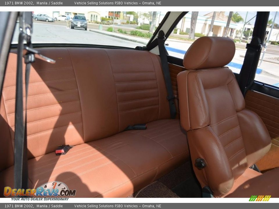 Saddle Interior - 1971 BMW 2002  Photo #13