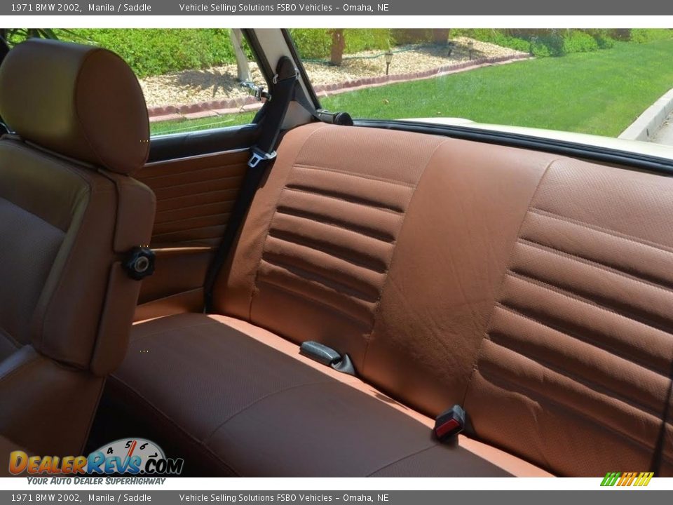Rear Seat of 1971 BMW 2002  Photo #14
