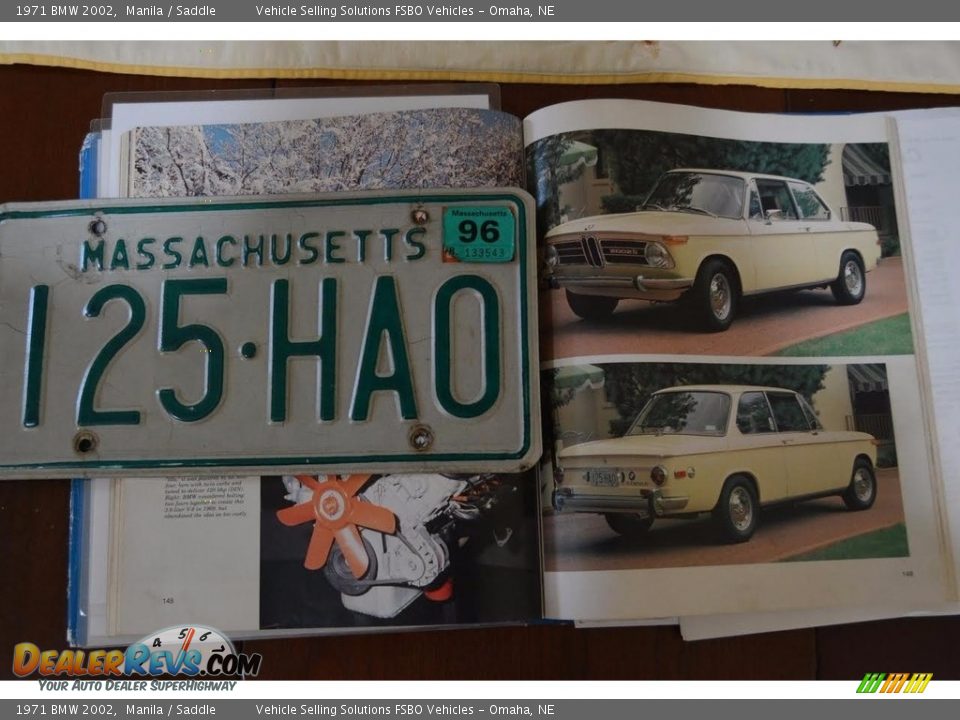 1971 BMW 2002 Manila / Saddle Photo #17