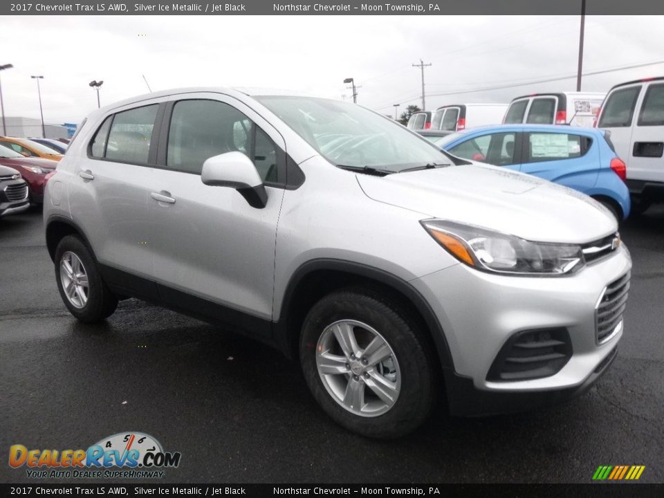 2017 Chevrolet Trax LS AWD Silver Ice Metallic / Jet Black Photo #3