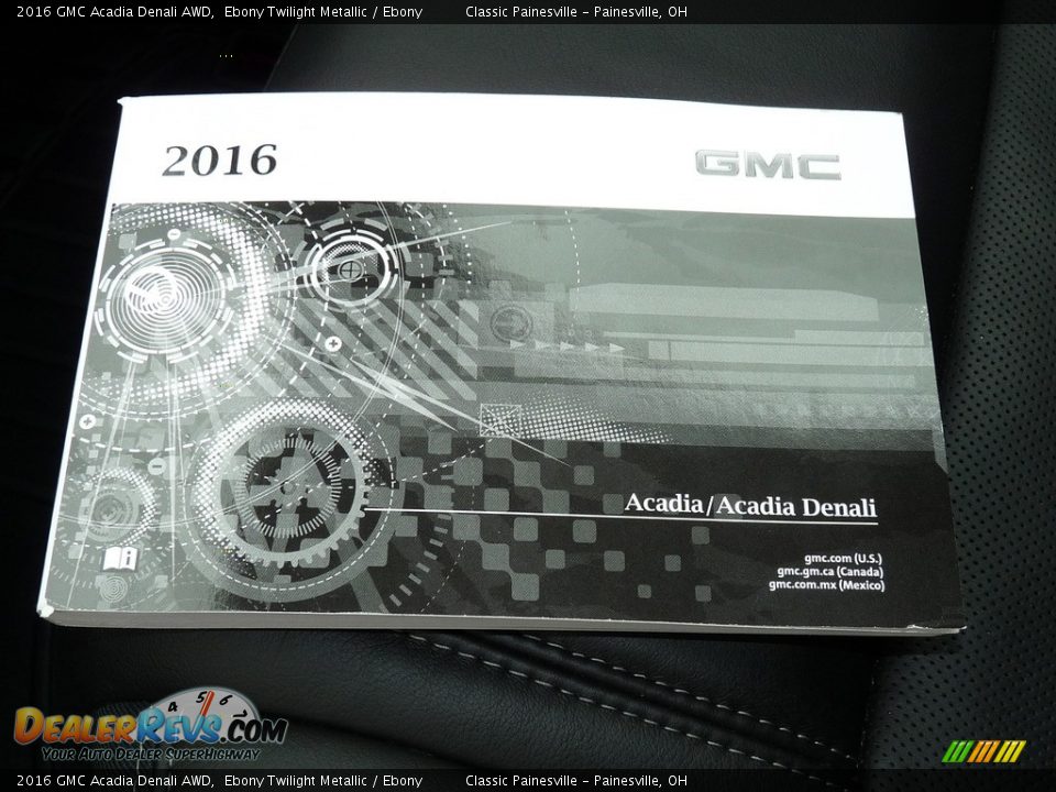 2016 GMC Acadia Denali AWD Ebony Twilight Metallic / Ebony Photo #18