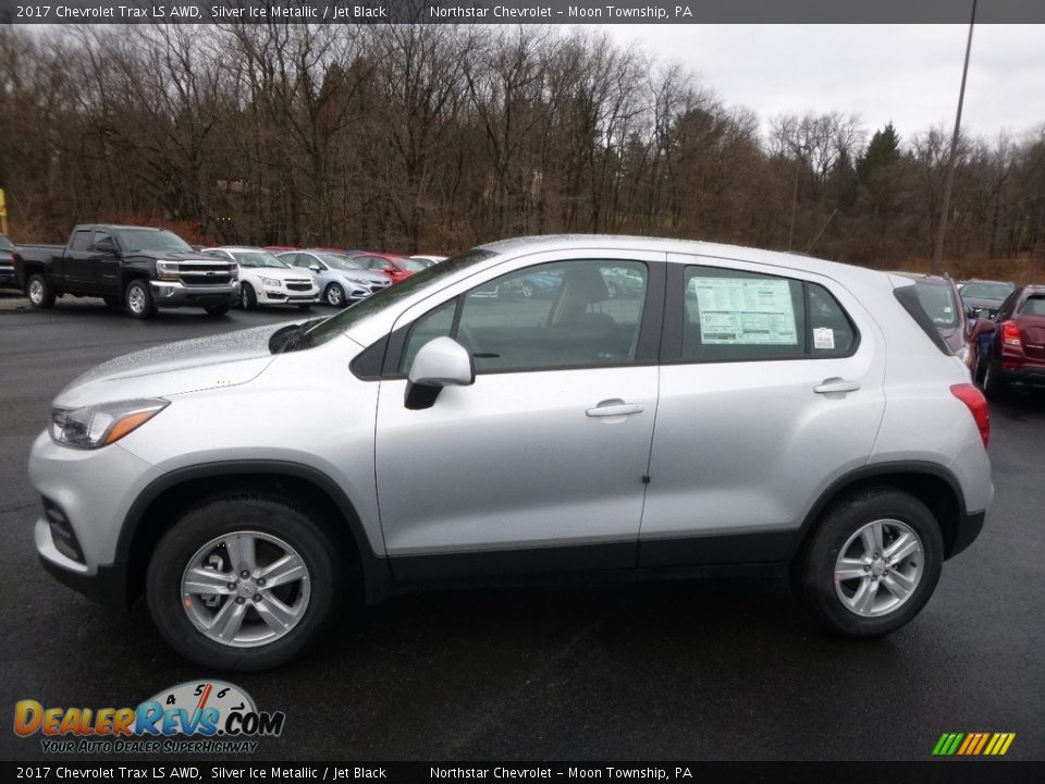 2017 Chevrolet Trax LS AWD Silver Ice Metallic / Jet Black Photo #9