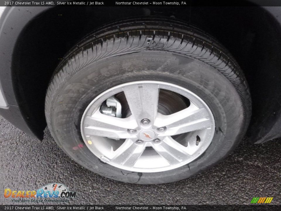 2017 Chevrolet Trax LS AWD Silver Ice Metallic / Jet Black Photo #10